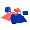 Set of Team Bibs, Adults – orange/blue