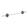 Sport-Thieme Barbell Set, 52.5 kg or 77.5 kg, Chrome with rubber inlay, 77.5 kg