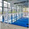 Sport-Thieme Durchschwimmbogen-Set mit Hinweisschild, Mit Bodenhülse, ø 50 mm 