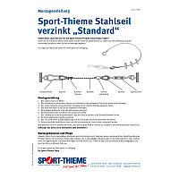 Sport-Thieme Stahlseil verzinkt "Standard"