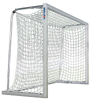 Sport-Thieme® aluminium small pitch goal, 3x2 m, square tubing, free-standing or fitted into ground sockets