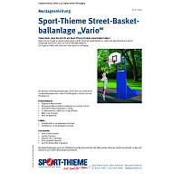Sport-Thieme Street-Basketballanlage "Vario"