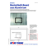 Sport-Thieme Basketball-Zielbrett aus Aluminium