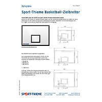 Sport-Thieme Basketball-Zielbrett "GFK"