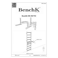 BenchK Sprossenwand Fitness-System "733"