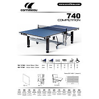 Cornilleau Tischtennisplatte "Competition 740"