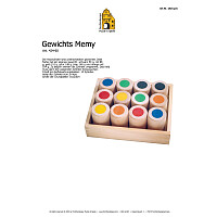 Forchtenberger Puzzle & Spiele Gewichts-Memo