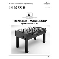Garlando Tischkicker "Master-Cup"