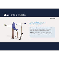 Saysu Outdoor-Fitnessgerät "Bike & Trapezius - SE"