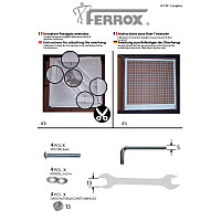Ferrox Schlingengitter für Sprossenwand