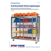 Sport-Thieme Gitterregalwagen "Schwimmbad"
