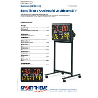 Sport-Thieme Anzeigetafel "Multisport ST1"