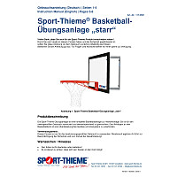 Sport-Thieme Basketball-Wandanlage starr