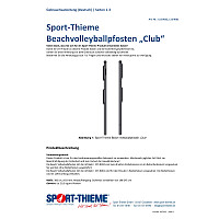 Sport-Thieme Beachvolleyballpfosten "Club"