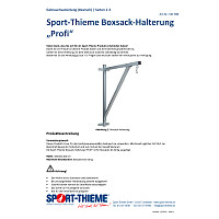 Sport-Thieme Boxsack Halterung "Profi"