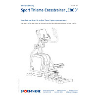 Sport-Thieme Crosstrainer "C800"
