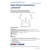 Sport-Thieme Deckenkreuz "Universal"