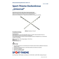 Sport-Thieme Deckenkreuz "Universal"