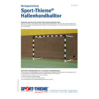 Sport-Thieme Handballtor mit Wandbefestigung, schwenkbar