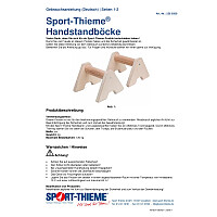 Sport-Thieme Handstand- und Liegestützgriffe