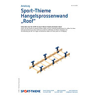 Sport-Thieme Hangelsprossenwand "Roof"