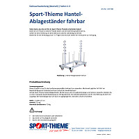 Sport-Thieme Langhantel-Ablageständer fahrbar