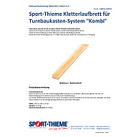 Sport-Thieme Kletterlaufbrett für Turnbaukasten-System "Kombi"