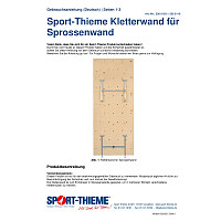Sport-Thieme Kletterwand für Sprossenwand