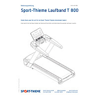 Sport-Thieme Laufband "T800"