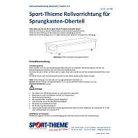 Sport-Thieme Rollvorrichtung für Sprungkasten-Oberteil