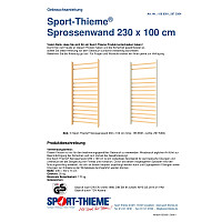 Sport-Thieme Sprossenwand 230x100 cm