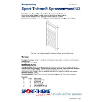 Sport-Thieme Sprossenwand "U3"