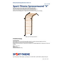 Sport-Thieme Sprossenwand "X"
