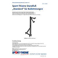 Sport-Thieme Standfuß "Standard", für Ballettstangen
