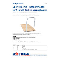 Sport-Thieme Transportwagen für 1- und 3-teilige Sprungkästen