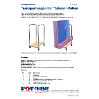 Sport-Thieme Transportwagen für "Tatami"-Matten