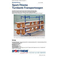 Sport-Thieme Transportwagen für Turnbänke