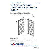 Sport-Thieme Dreh-Turnwand "TuWa Sprossenwand Turn"