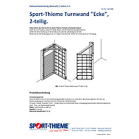 Sport-Thieme Turnwand-Kombination "TuWa Eck-Kletterwand 2"