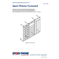 Sport-Thieme Turnwand-Kombination "TuWa Kletterwand 3"