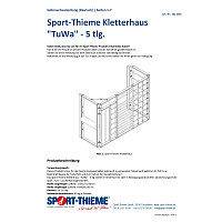Sport-Thieme Turnwand-Kombination "TuWa Kletterhaus 5"