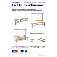 Sport-Thieme Umkleidebank "Form A"