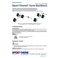 Sport-Thieme Startblock "Vario"