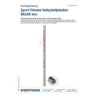 Sport-Thieme Volleyballpfosten ø 83 mm