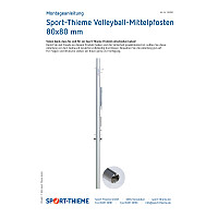 Sport-Thieme Volleyball-Mittelpfosten ø 83 mm