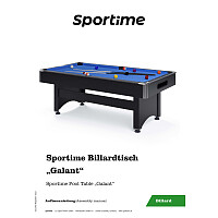 Sportime Billardtisch "Galant Black Edition"