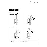 Burg-Wächter Vorhängeschloss "Combi Lock"