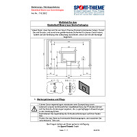 Sport-Thieme Basketball-Zielbrett "Sicherheitsglas"