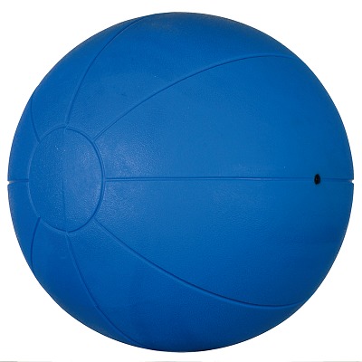 Togu Medizinball aus Ruton, 3 kg, ø 28 cm, Blau