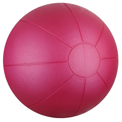 Togu Medizinball aus Ruton, 5 kg, ø 34 cm, Rot